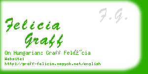 felicia graff business card